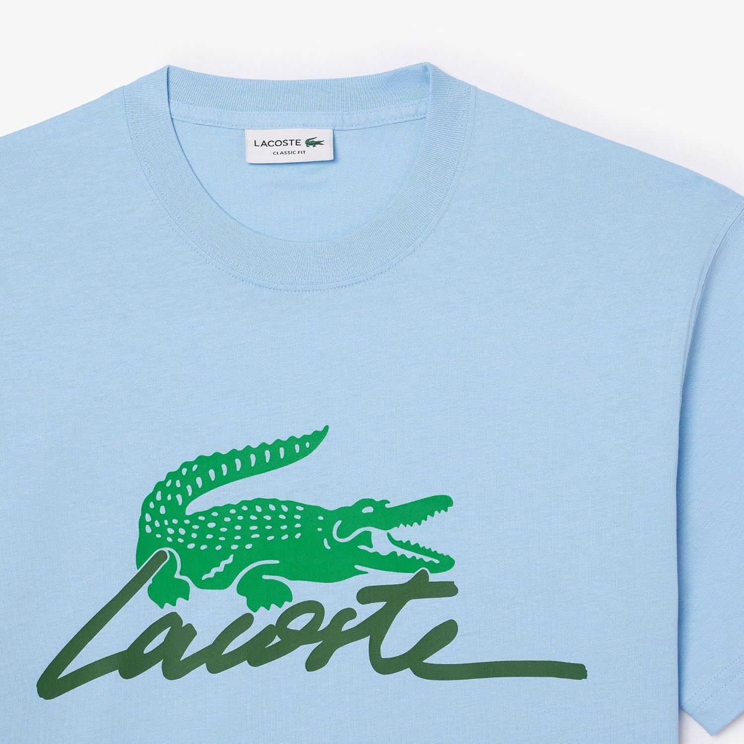 image:imageLacoste Cotton Jersey Signature Print TShirtOverview Signature