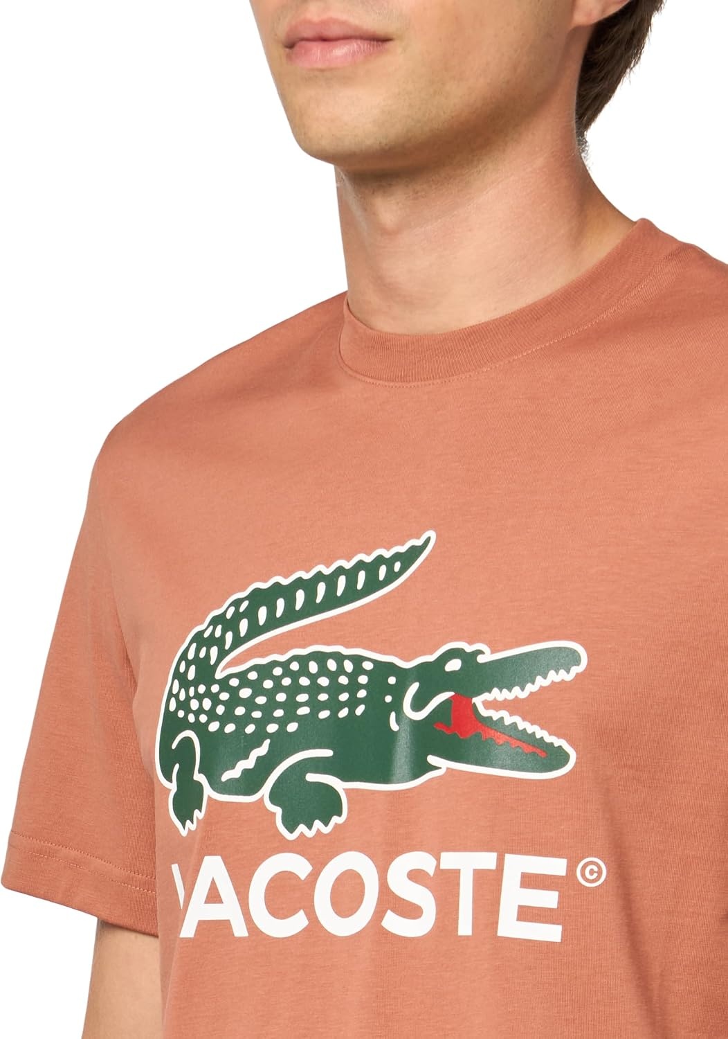 image:imageLacoste Cotton Jersey Signature Print TShirtTrack