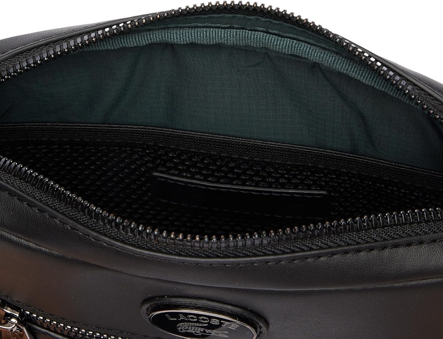 image:imageLacoste Embossed Monogram Shoulder BagBlack