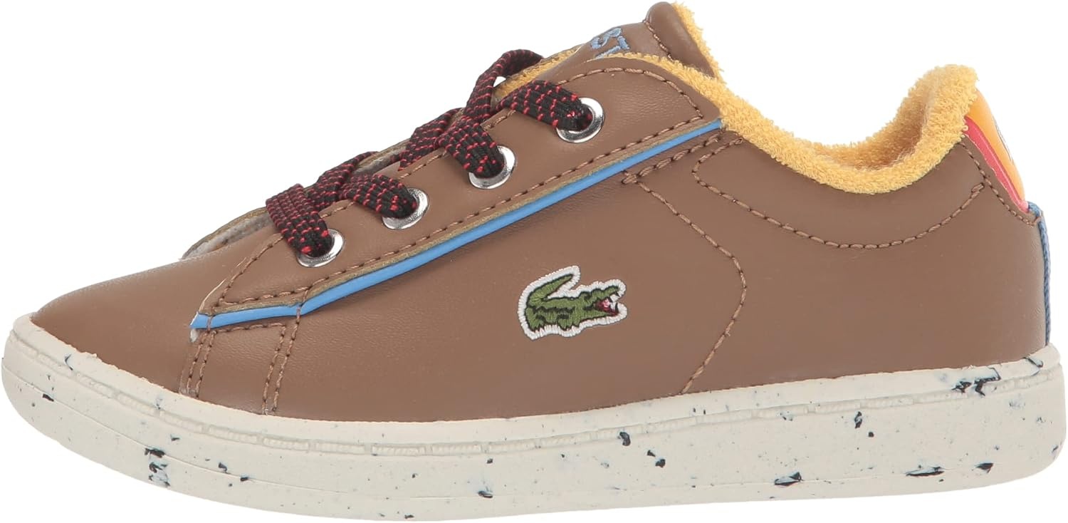 image:imageLacoste Infants Carnaby Evo SneakerBrownLight Blue