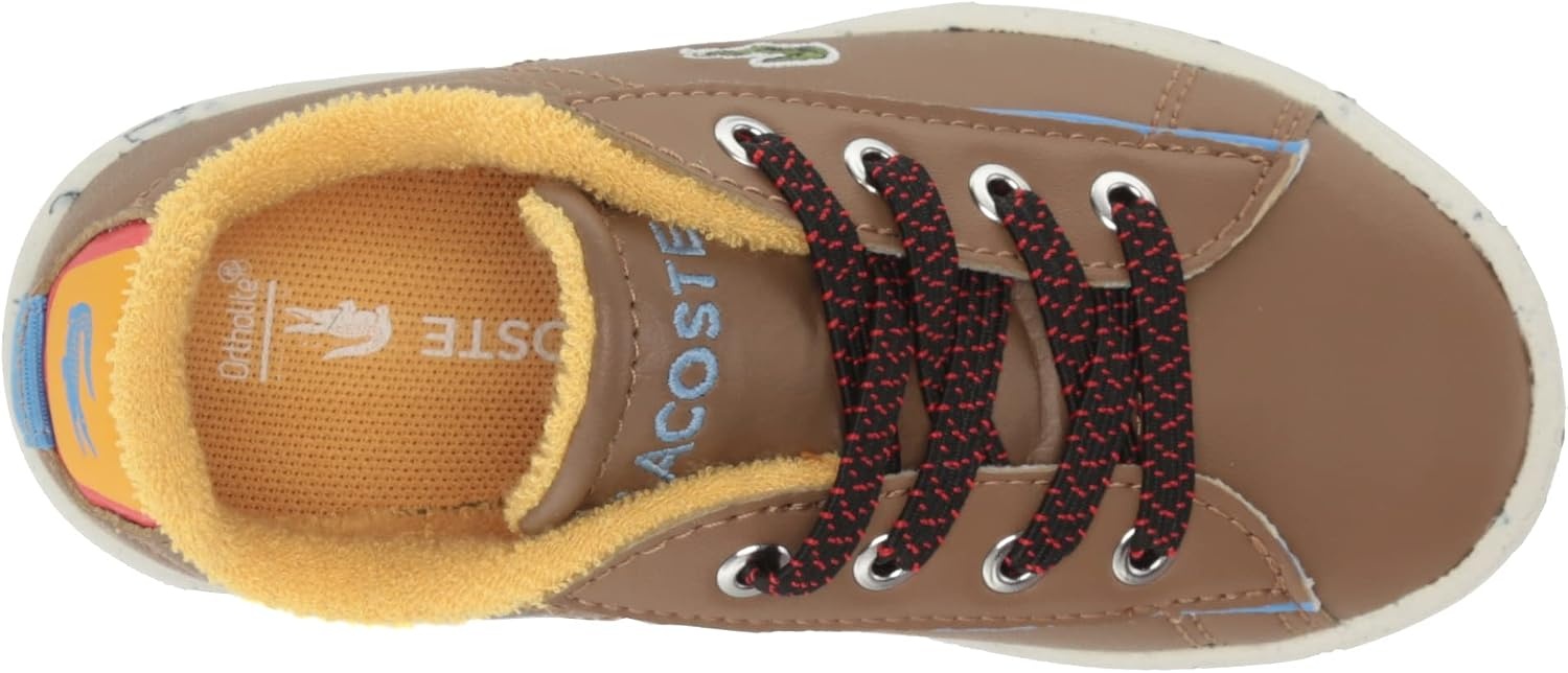 image:imageLacoste Infants Carnaby Evo SneakerBrownLight Blue