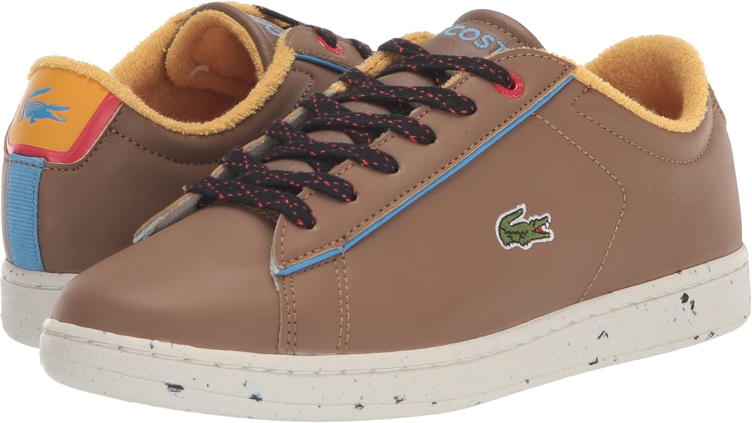 image:imageLacoste Infants Carnaby Evo SneakerBrownLight Blue