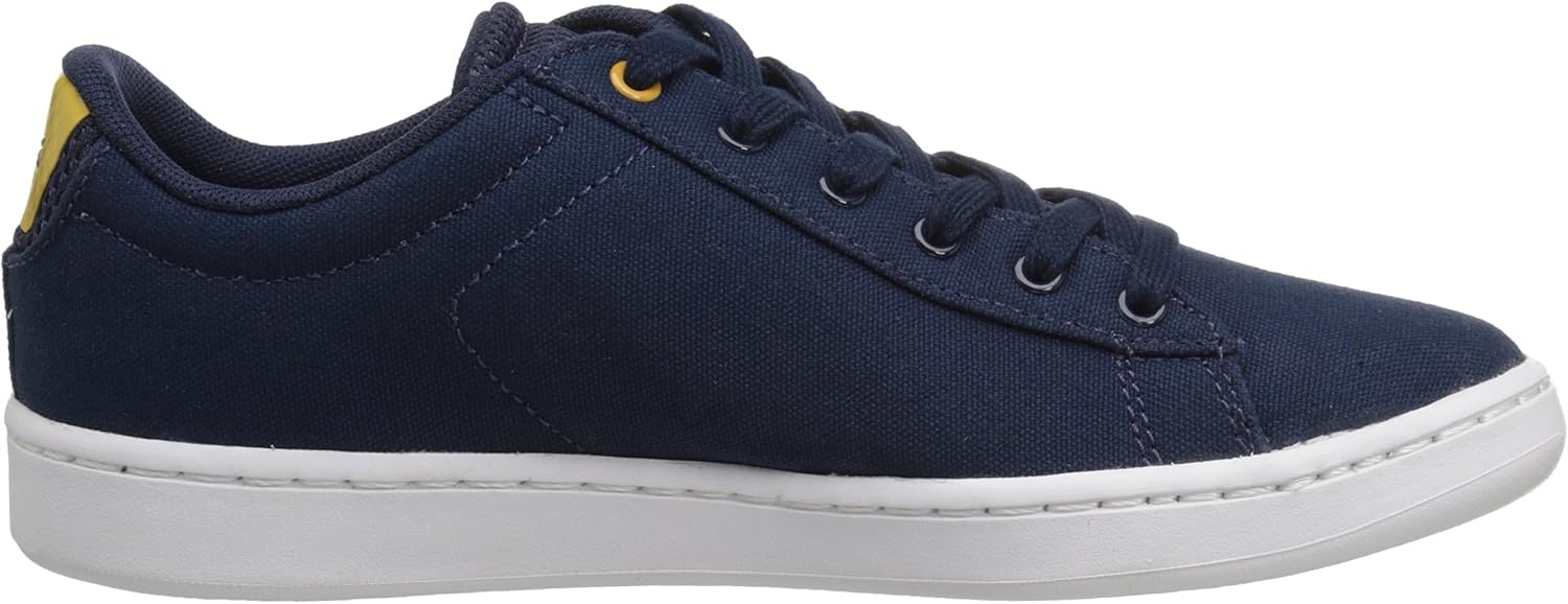 image:imageLacoste Infants Carnaby Evo SneakerNavyWhiteYellow Strap