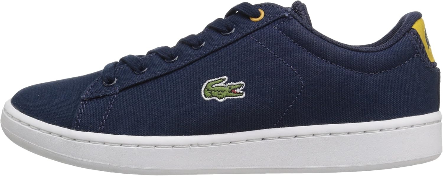 image:imageLacoste Infants Carnaby Evo SneakerNavyWhiteYellow Strap