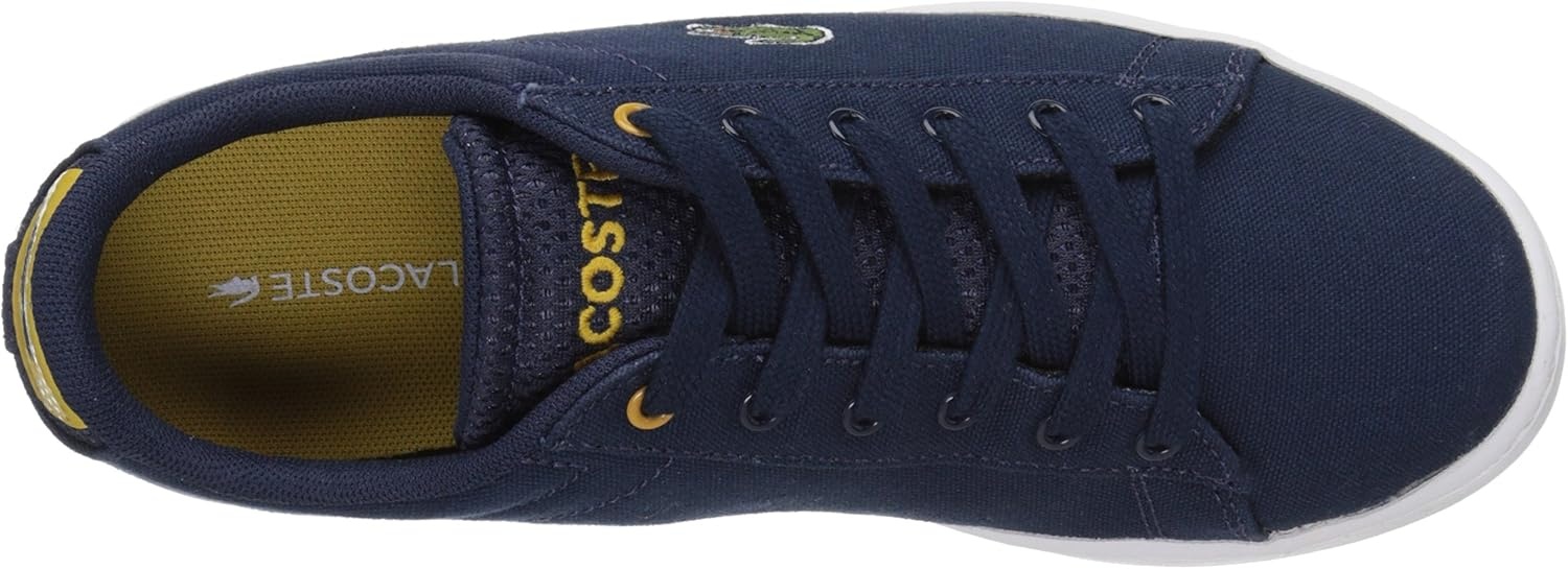 image:imageLacoste Infants Carnaby Evo SneakerNavyWhiteYellow Strap