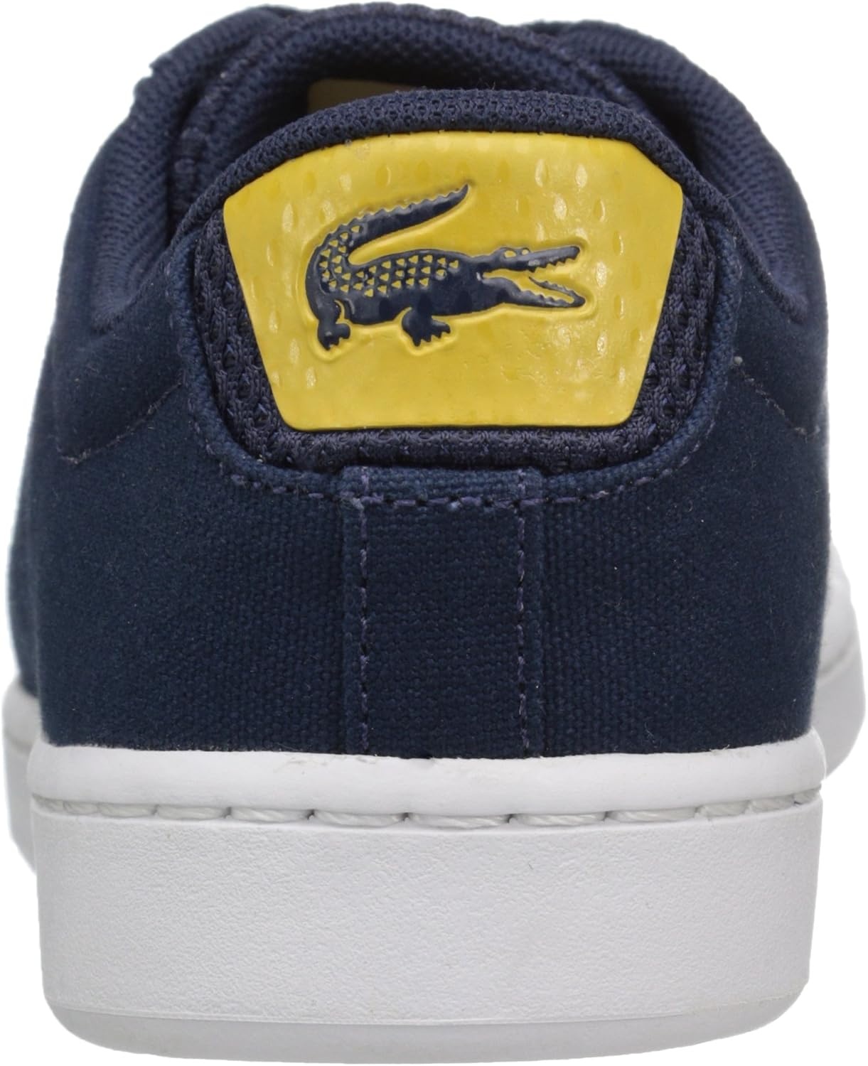 image:imageLacoste Infants Carnaby Evo SneakerNavyWhiteYellow Strap
