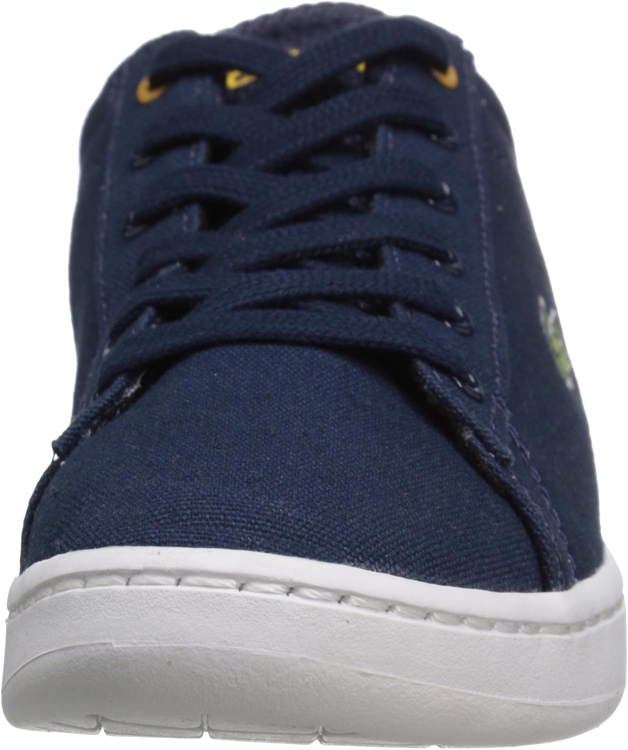 image:imageLacoste Infants Carnaby Evo SneakerNavyWhiteYellow Strap