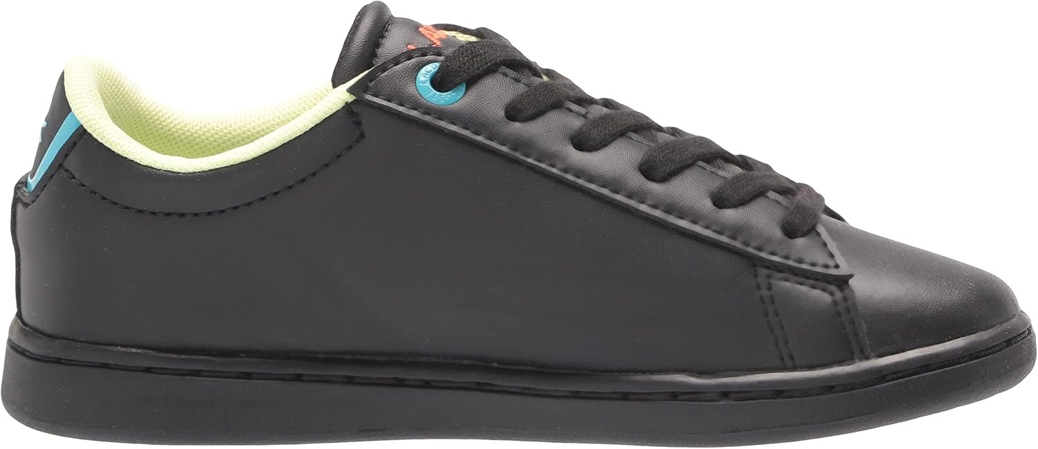 image:imageLacoste Infants Carnaby Evo SneakerSilver ChineGerberaLarch Green 10
