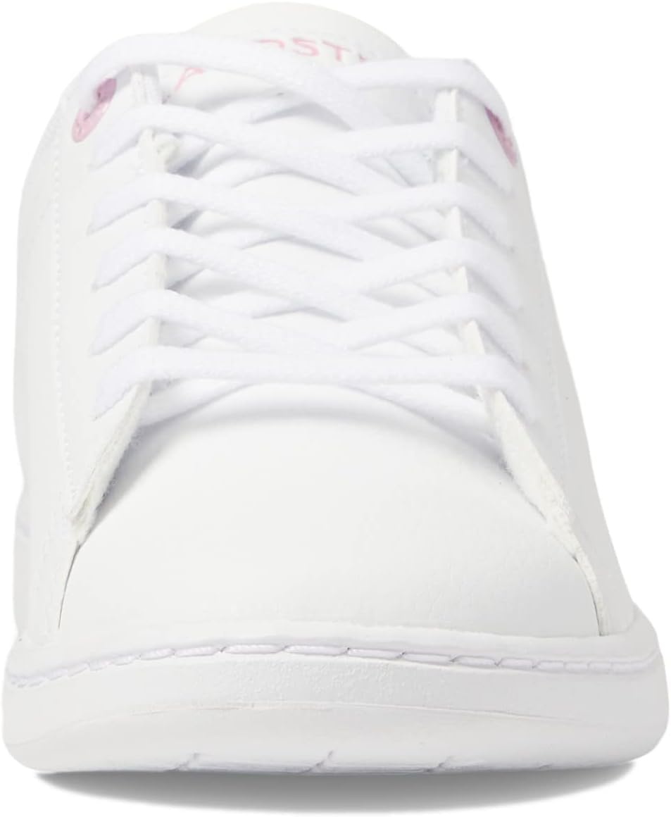 image:imageLacoste Infants Carnaby Evo SneakerWhiteGlossLogMarzipanJava Blue 10