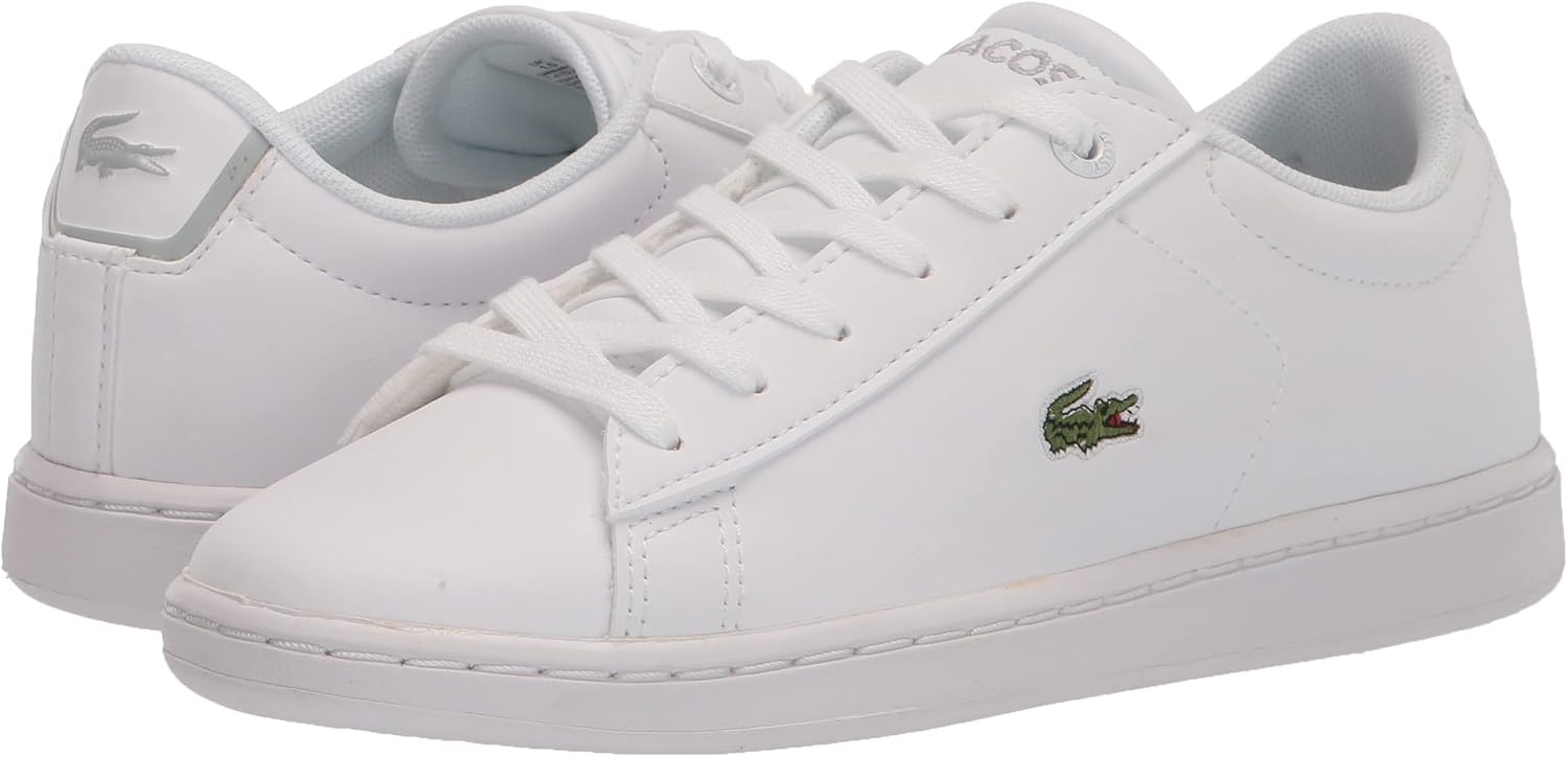image:imageLacoste Infants Carnaby Evo SneakerWhiteGlossLogMarzipanJava Blue 20