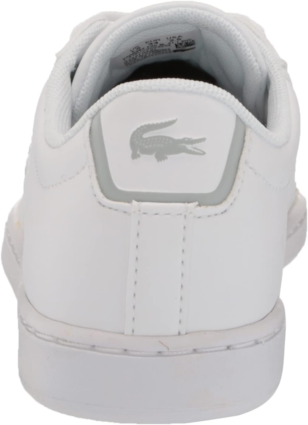 image:imageLacoste Infants Carnaby Evo SneakerWhiteGlossLogMarzipanJava Blue 20