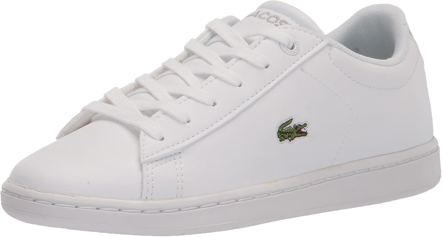 image:imageLacoste Infants Carnaby Evo SneakerWhiteGlossLogMarzipanJava Blue 20