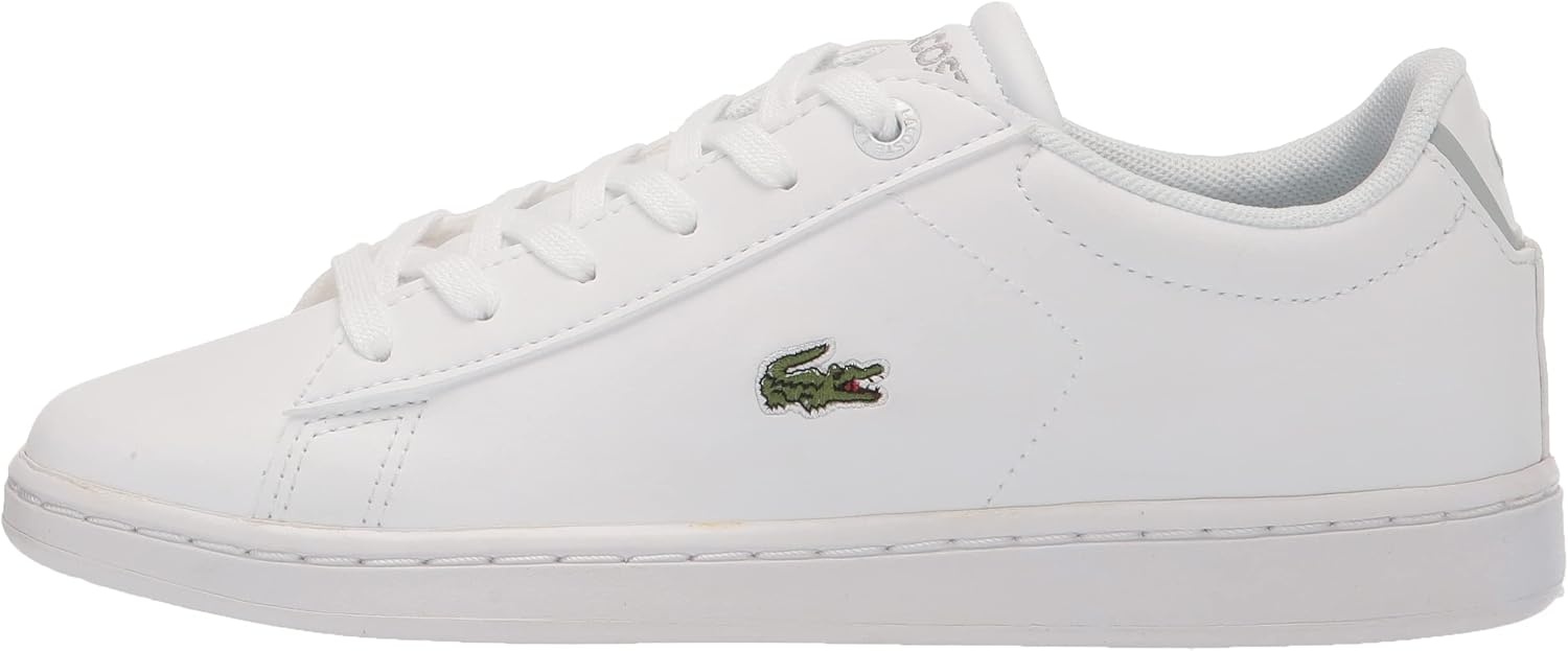 image:imageLacoste Infants Carnaby Evo SneakerWhiteGlossLogMarzipanJava Blue 20