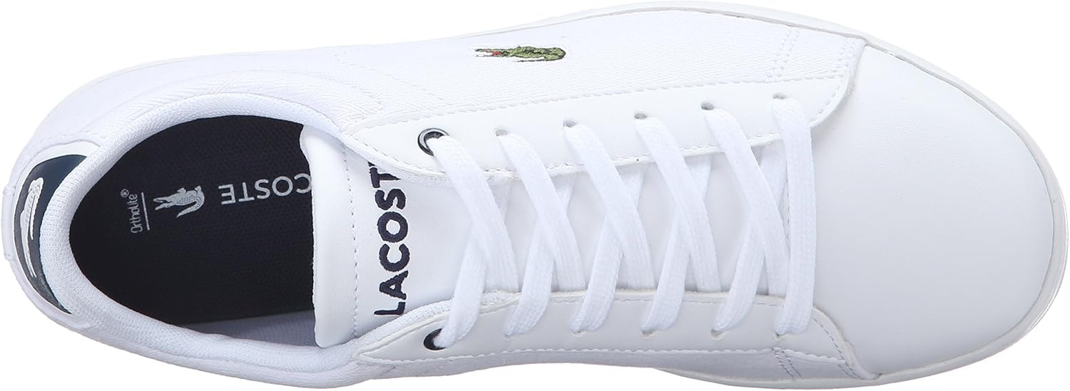image:imageLacoste Infants Carnaby Evo SneakerWhiteNavy Strap