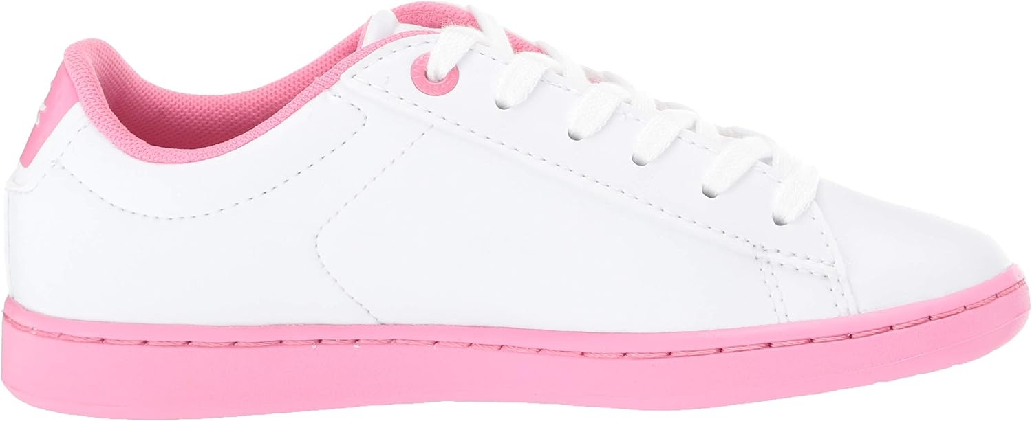 image:imageLacoste Infants Carnaby Evo SneakerWhitePink Sole