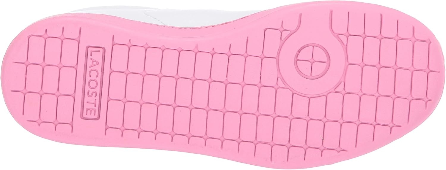 image:imageLacoste Infants Carnaby Evo SneakerWhitePink Sole