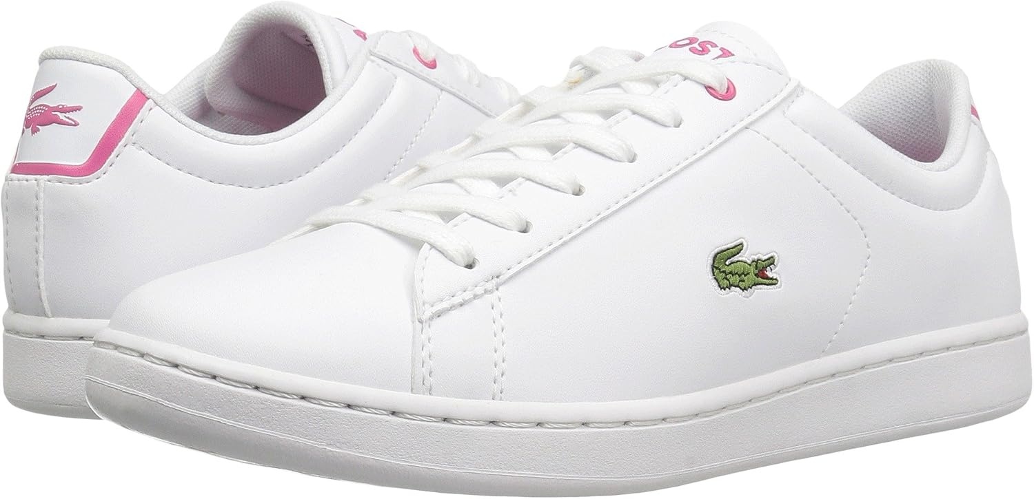 image:imageLacoste Infants Carnaby Evo SneakerWhitePink Sole