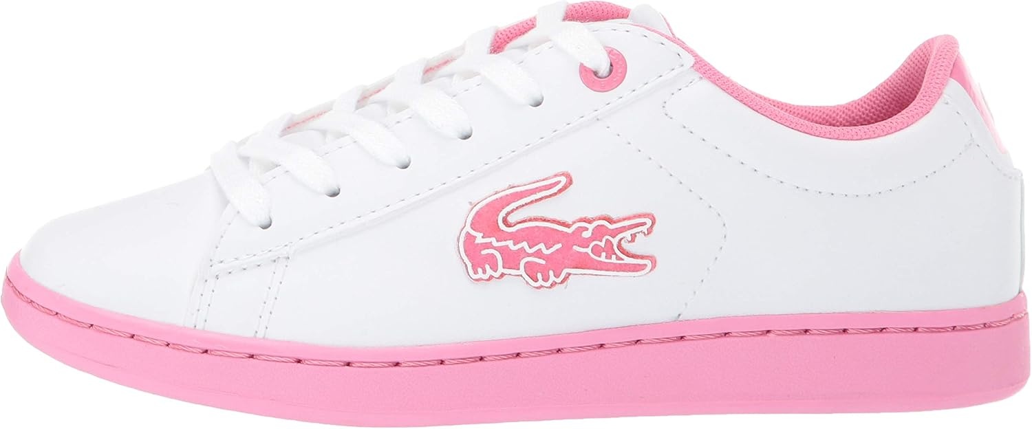 image:imageLacoste Infants Carnaby Evo SneakerWhitePink Sole