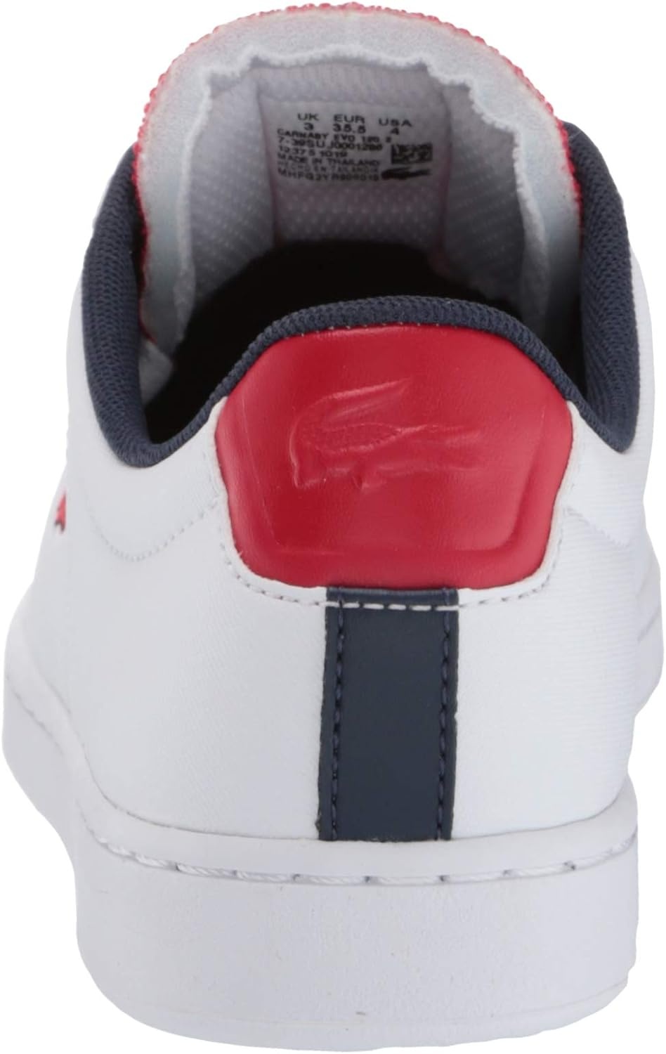 image:imageLacoste Infants Carnaby Evo SneakerWhiteRed