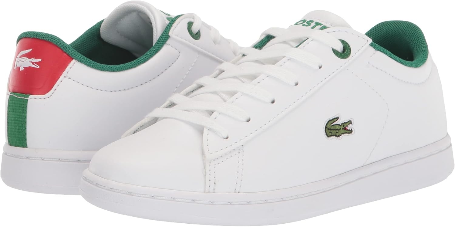 image:imageLacoste Infants Carnaby Evo SneakerWhtGrnGrn
