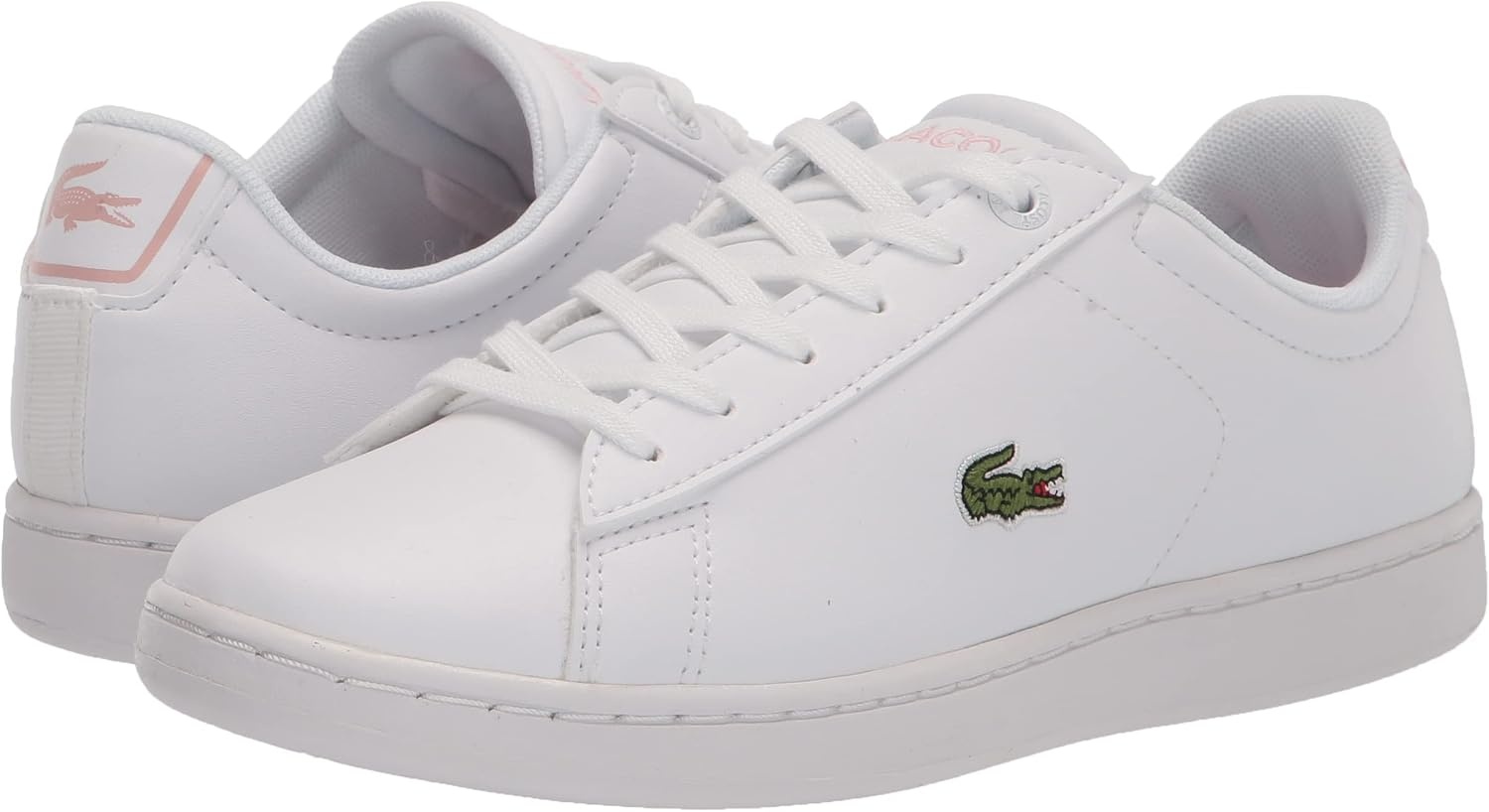 image:imageLacoste Infants Carnaby Evo SneakerWhtLt Pnk