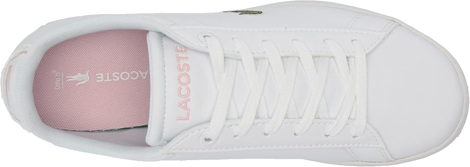 image:imageLacoste Infants Carnaby Evo SneakerWhtLt Pnk