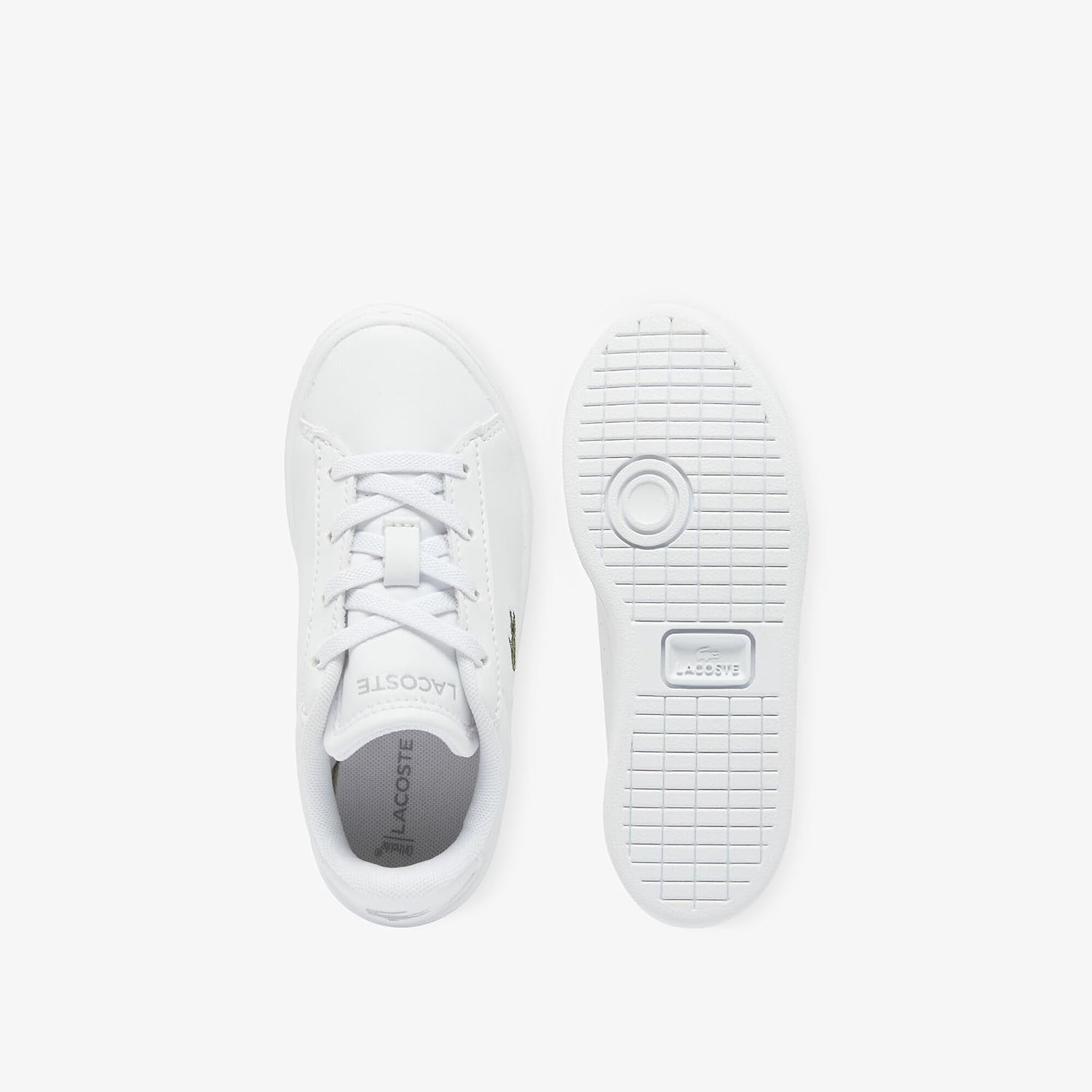 image:imageLacoste Infants Carnaby Set SneakersWhiteGlossLogMarzipanJava Blue