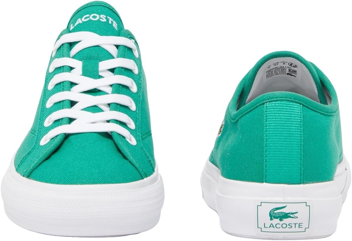 image:imageLacoste Juniors Backcourt SneakersDark Ginger GreenNavy Blue 10