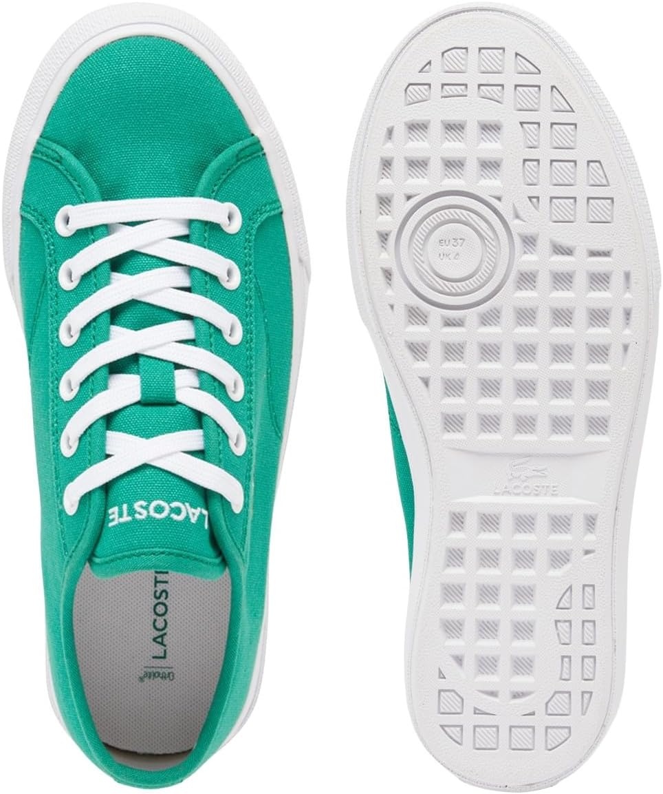 image:imageLacoste Juniors Backcourt SneakersDark Ginger GreenNavy Blue 10