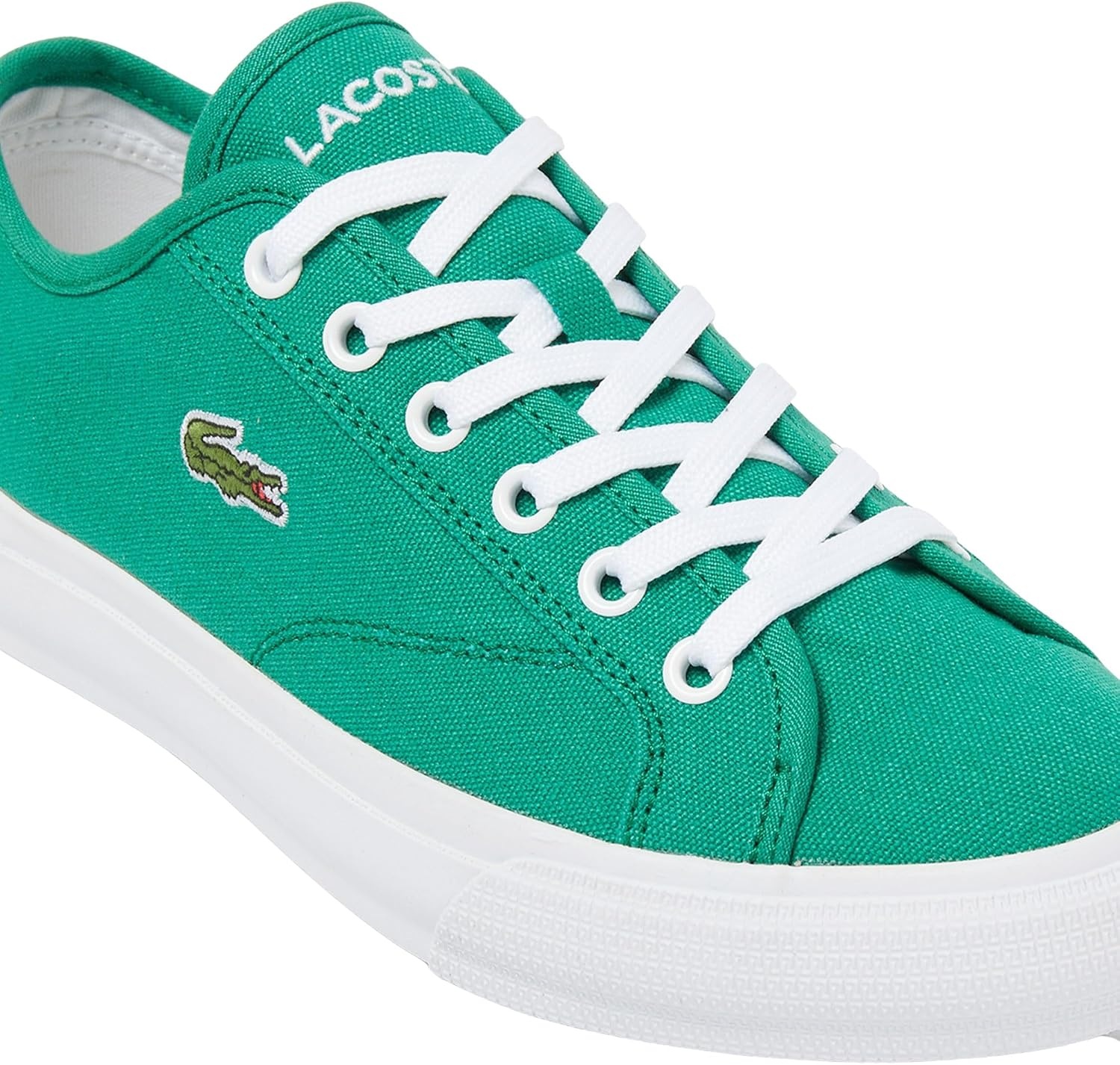 image:imageLacoste Juniors Backcourt SneakersDark Ginger GreenNavy Blue 10