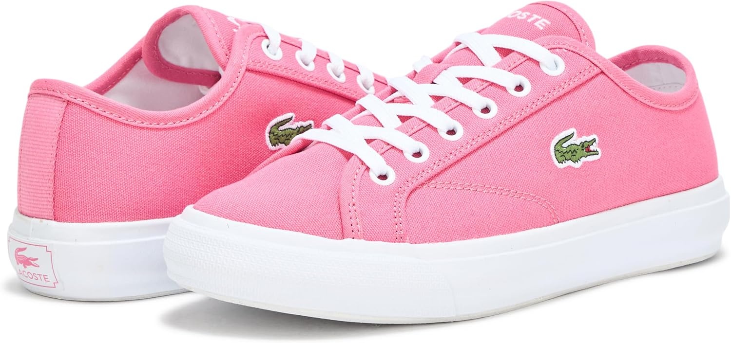 image:imageLacoste Juniors Backcourt SneakersPinkWhite