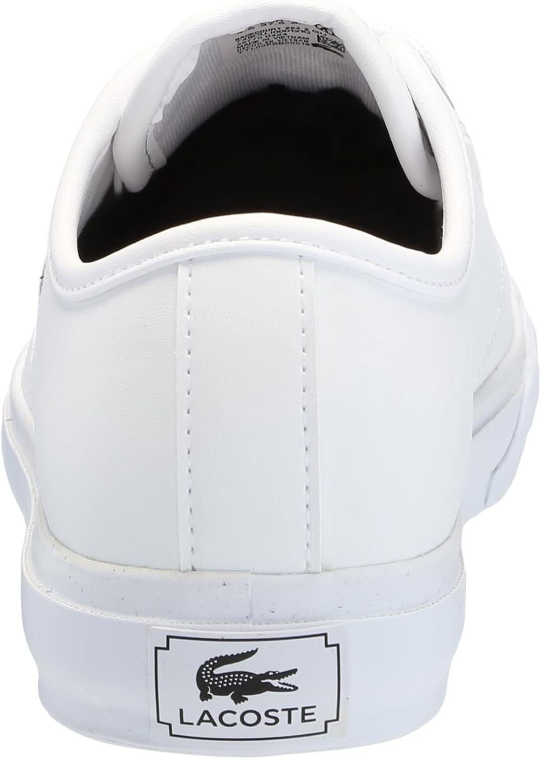 image:imageLacoste Juniors Backcourt SneakersWhiteGlossLogMarzipanJava Blue