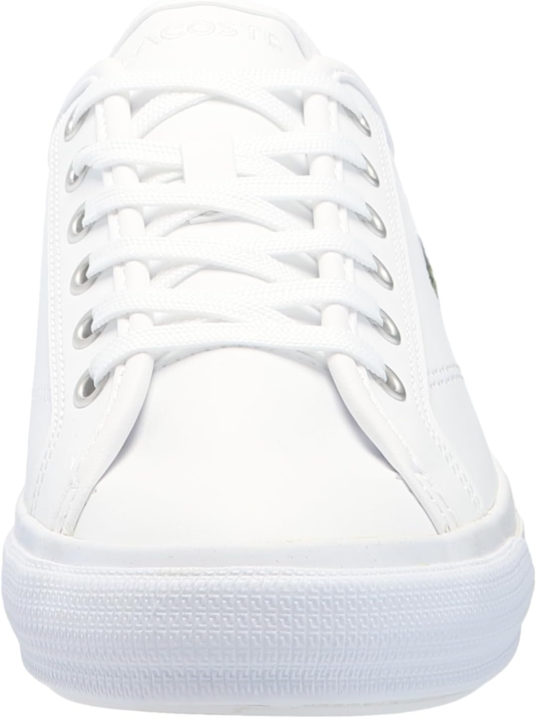 image:imageLacoste Juniors Backcourt SneakersWhiteGlossLogMarzipanJava Blue