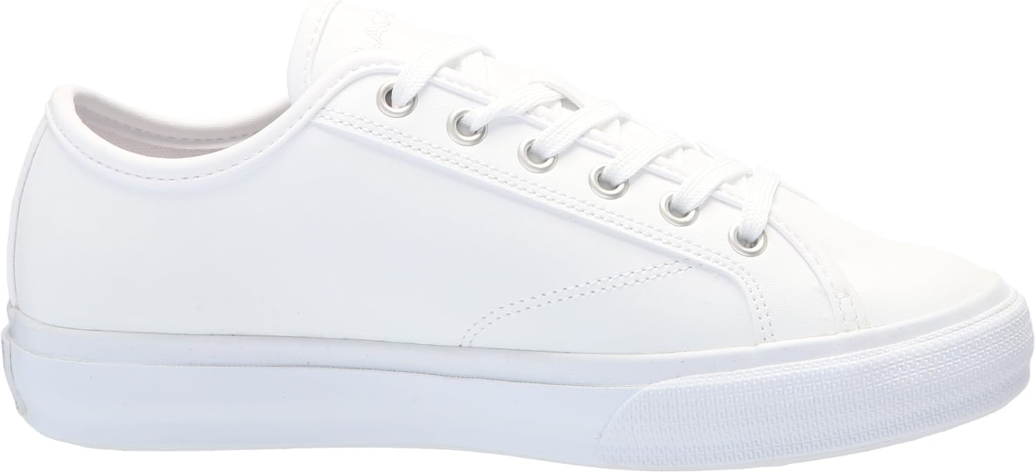 image:imageLacoste Juniors Backcourt SneakersWhiteGlossLogMarzipanJava Blue