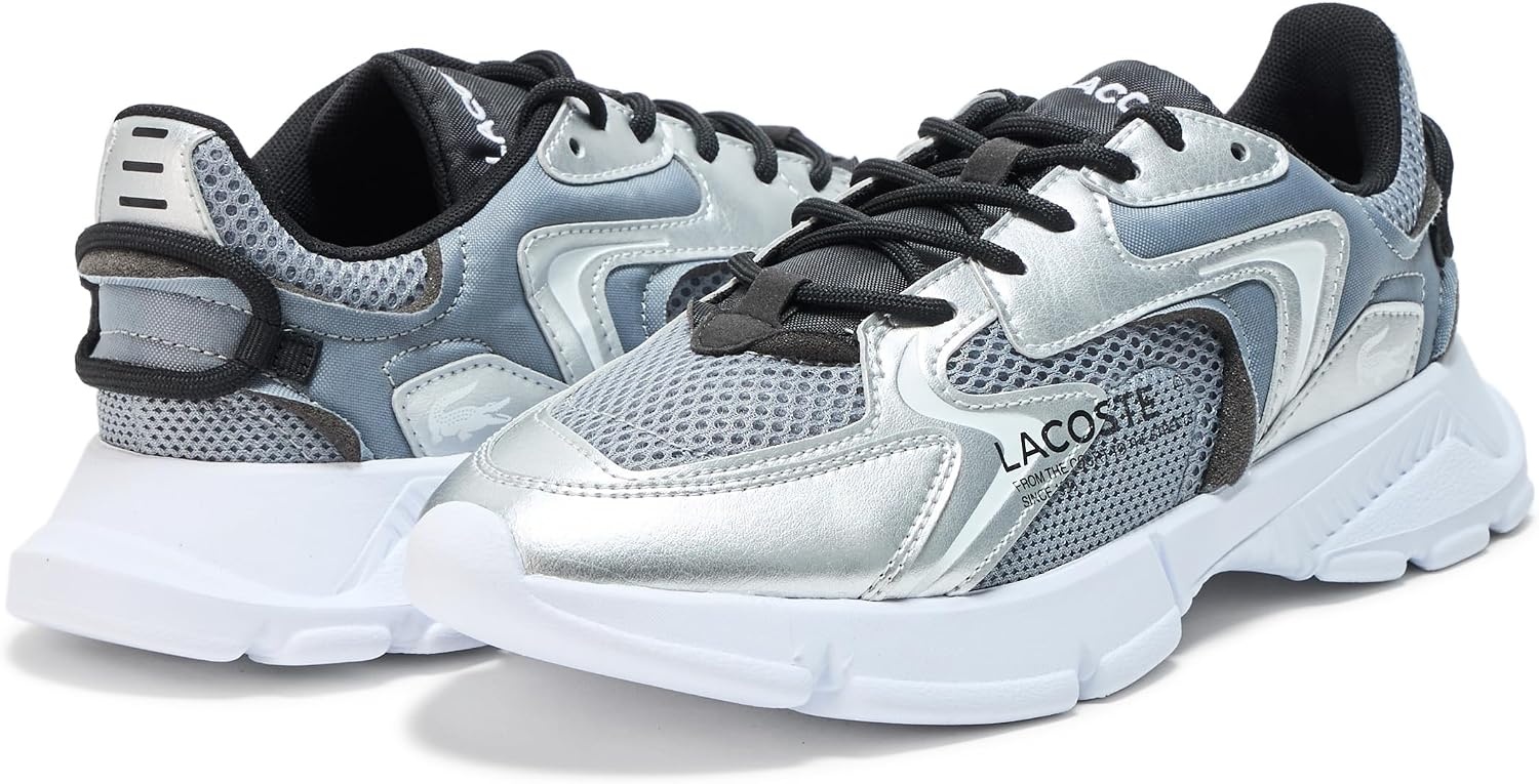 image:imageLacoste Juniors L003 Neo SneakersGreyWhite