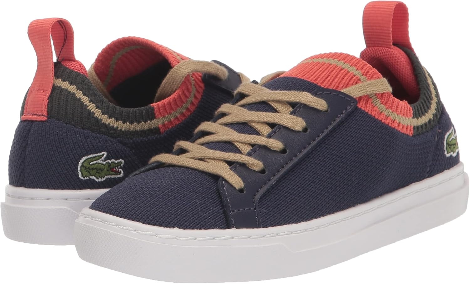 image:imageLacoste Juniors La Piquee SneakerNavy BlueYellow
