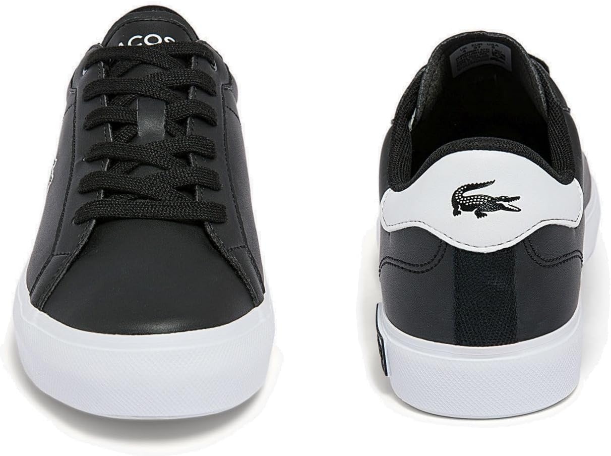 image:imageLacoste Juniors Powercourt SneakersBlack Schwarz Weiss 312