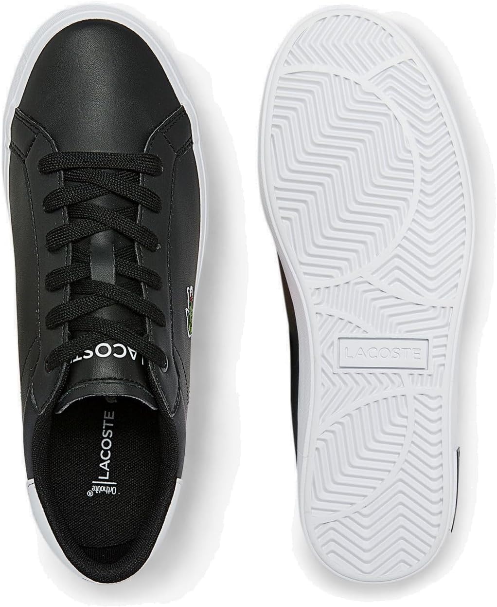 image:imageLacoste Juniors Powercourt SneakersBlk Wht