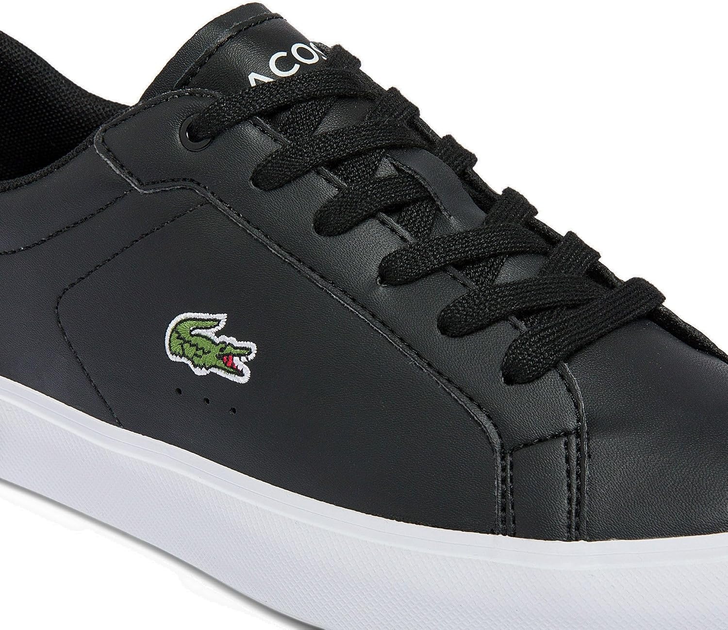 image:imageLacoste Juniors Powercourt SneakersBlk Wht