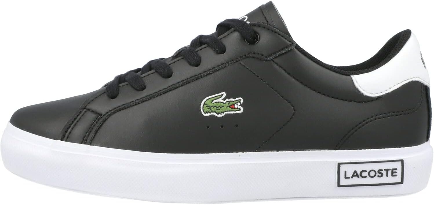 image:imageLacoste Juniors Powercourt SneakersBlk Wht