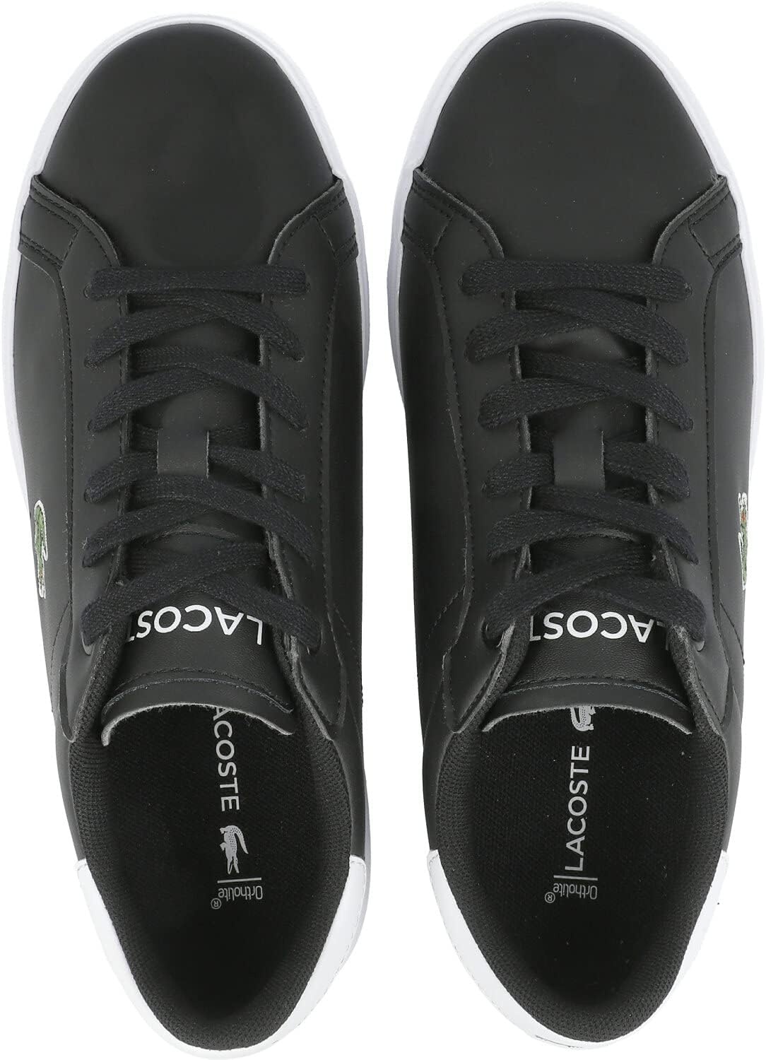 image:imageLacoste Juniors Powercourt SneakersBlk Wht