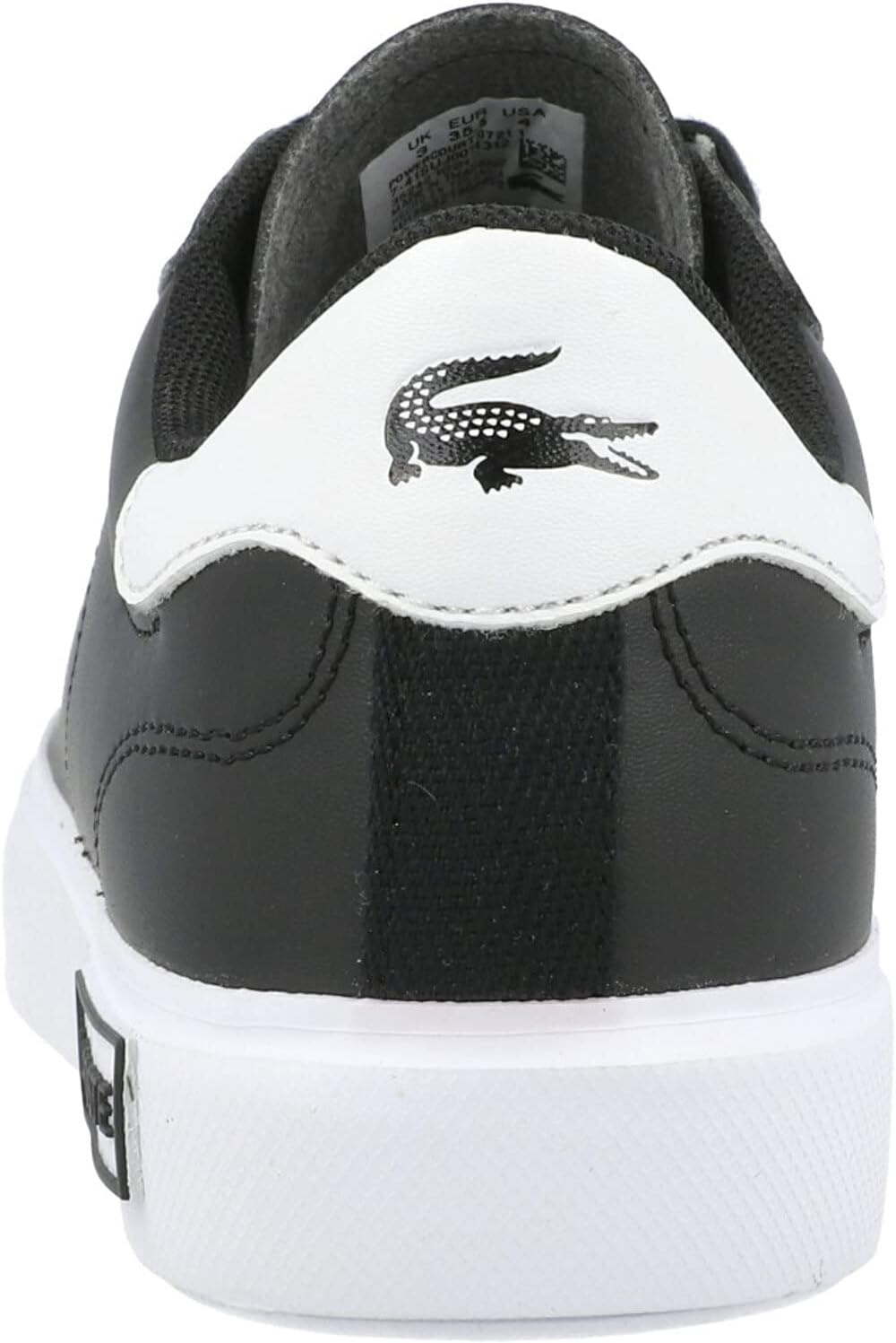 image:imageLacoste Juniors Powercourt SneakersBlk Wht