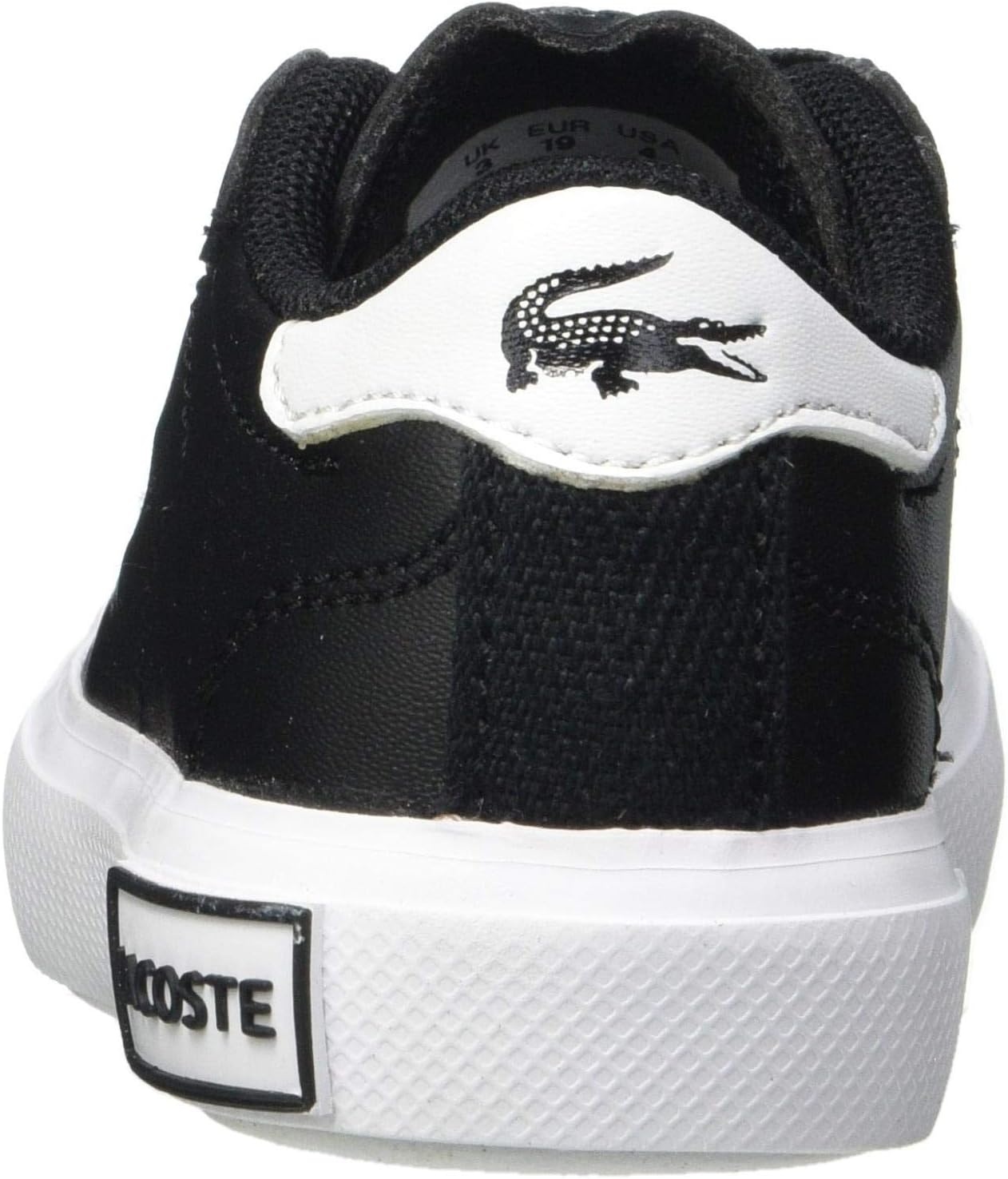 image:imageLacoste Juniors Powercourt SneakersBlk Wht