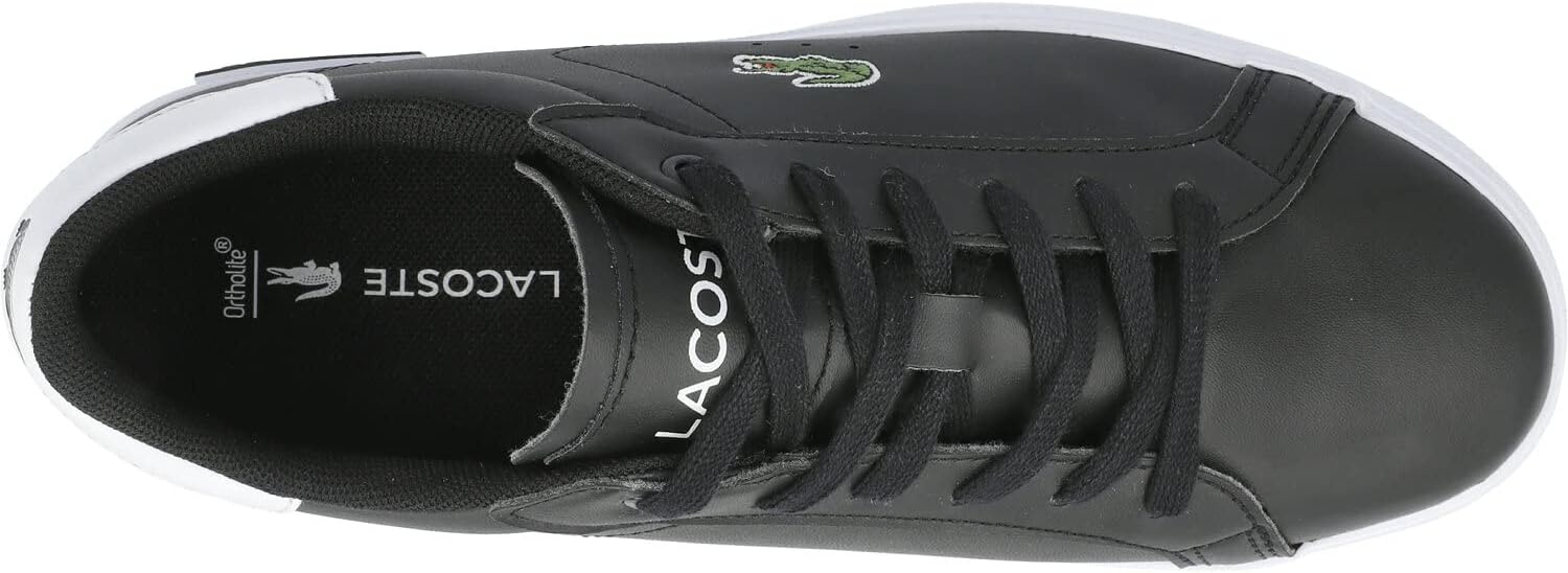 image:imageLacoste Juniors Powercourt SneakersBlk Wht