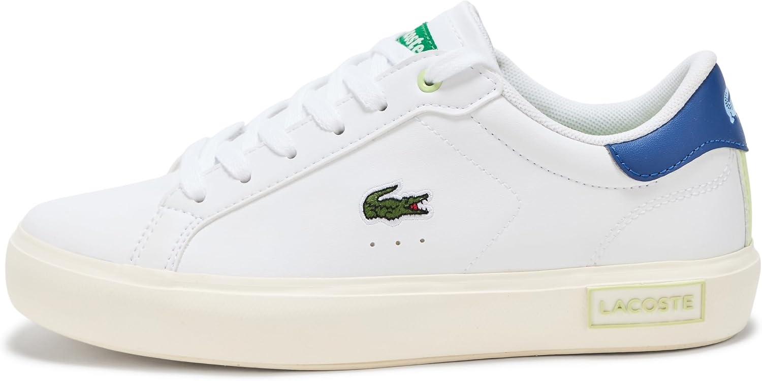 image:imageLacoste Juniors Powercourt SneakersWhite Blue