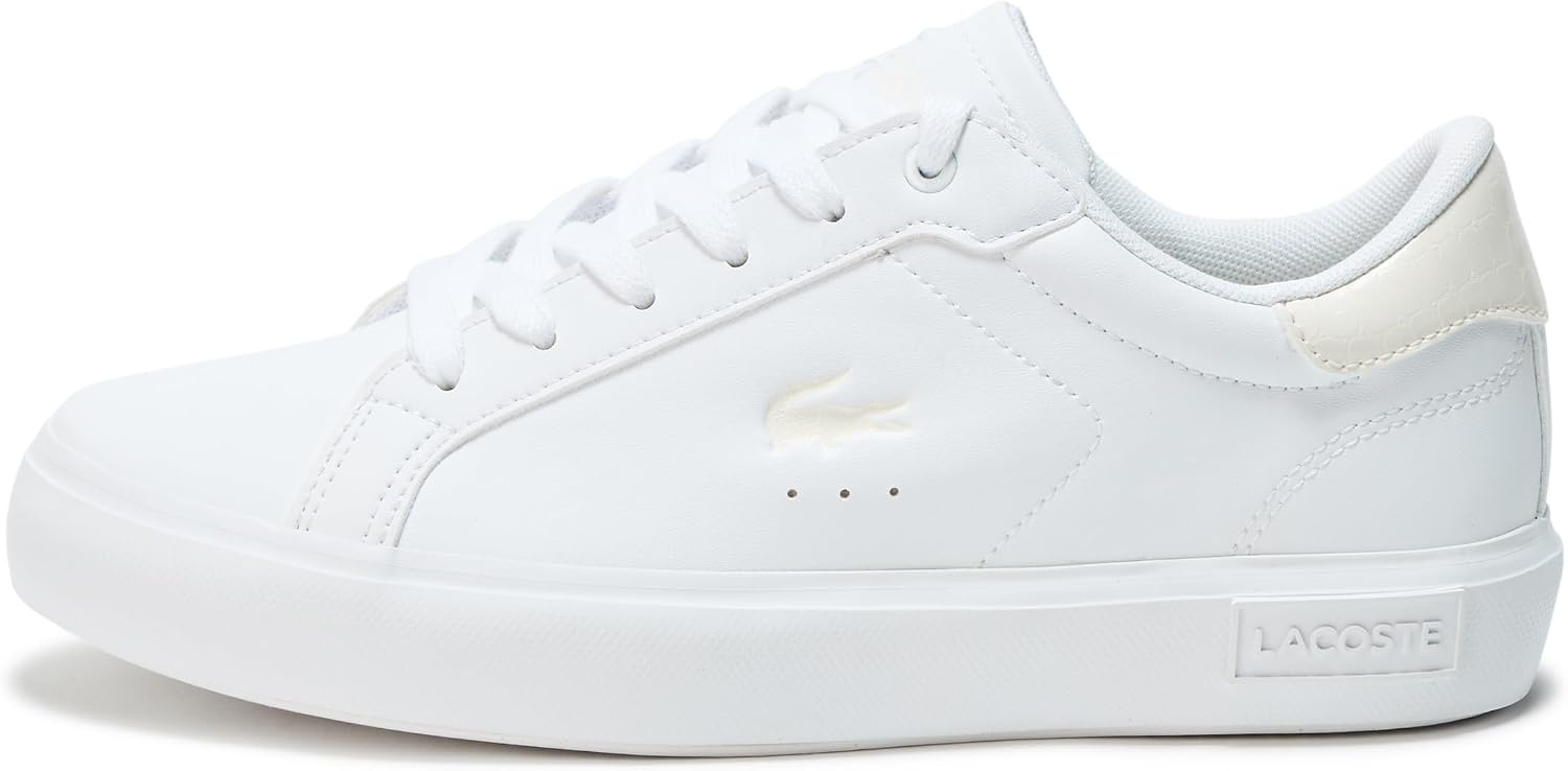 image:imageLacoste Juniors Powercourt SneakersWhite Off White