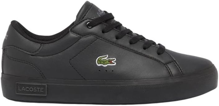 image:imageLacoste Juniors Powercourt SneakersWhiteBlackRed Currant