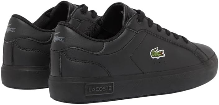 image:imageLacoste Juniors Powercourt SneakersWhiteBlackRed Currant