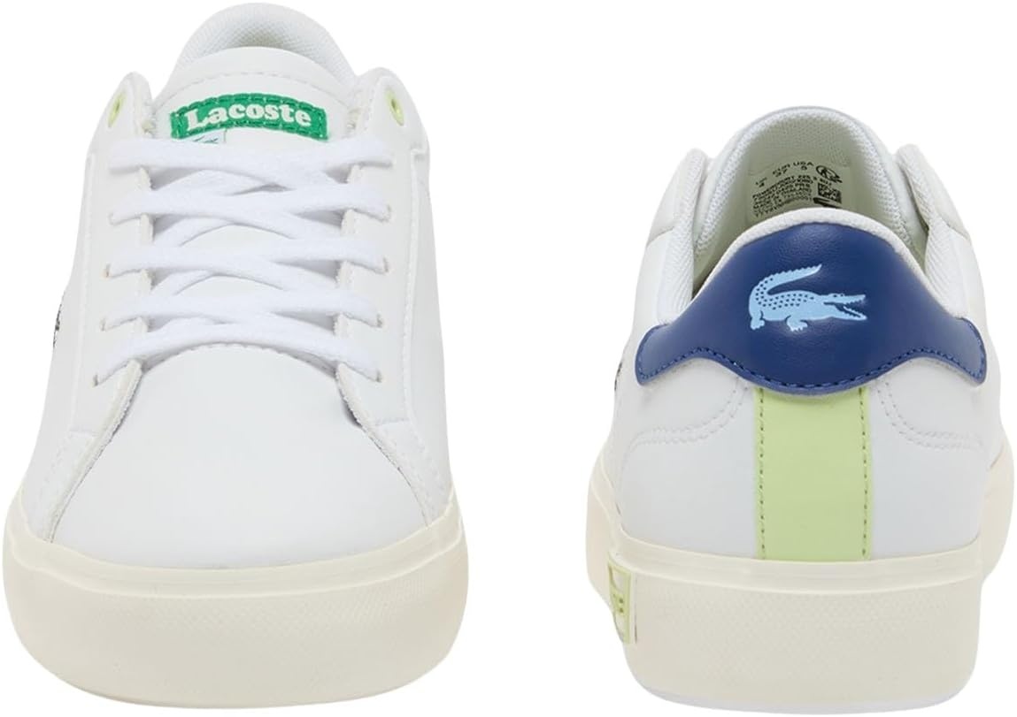 image:imageLacoste Juniors Powercourt SneakersWhiteBlue