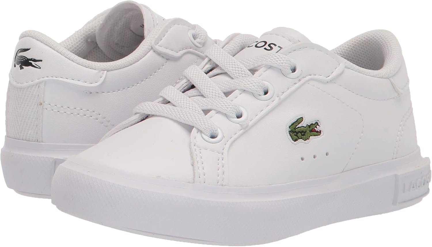 image:imageLacoste Juniors Powercourt SneakersWhtWht